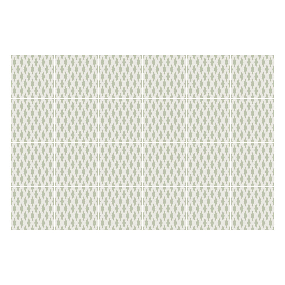 Samolepka na dlaždice Diamantové uspořádání kosočtverců