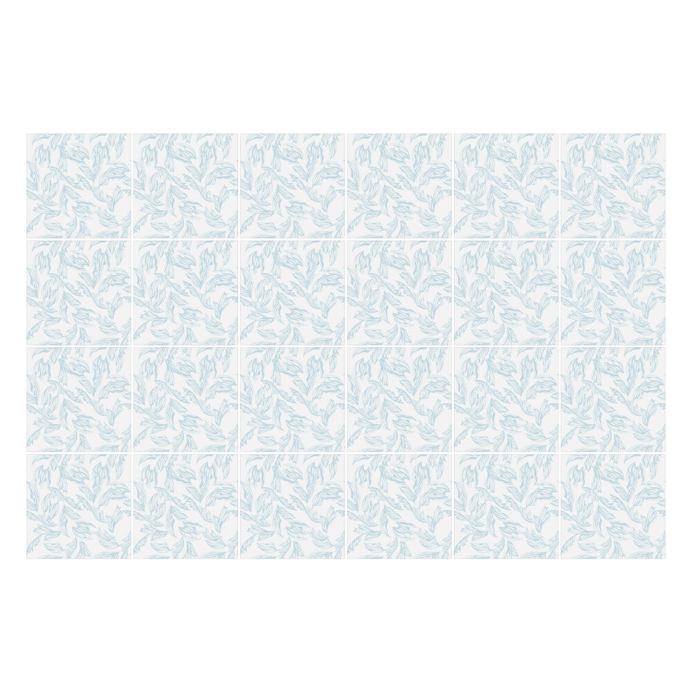 Nálepka na dlaždice Křehké listy v pohybu