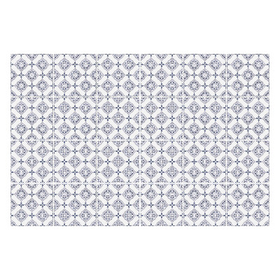 Samolepka na dlaždice Symetrické kosočtverce s detaily