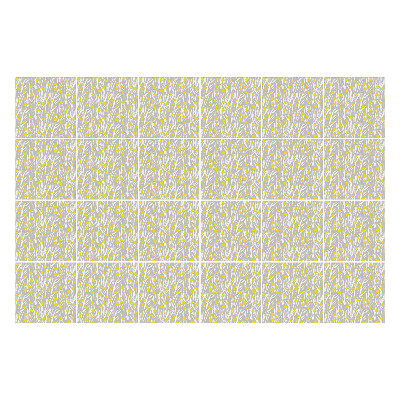 Nálepka na dlaždice Jemné větvičky s květinami