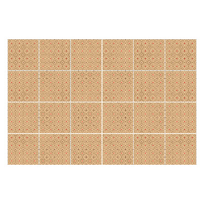 Samolepka na dlaždice Jemný květinový motiv