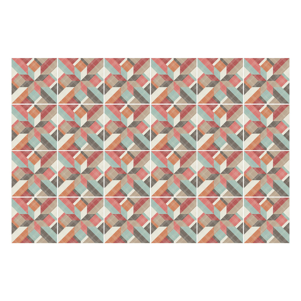 Nálepka na dlaždice Obdélníková geometrie