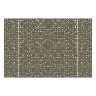 Samolepka na dlaždice Geometrie v malých tvarech