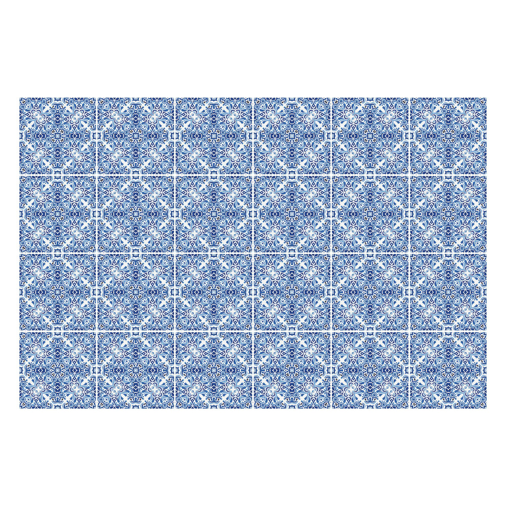 Nálepka na dlaždice Květinové ornamenty v klasickém stylu