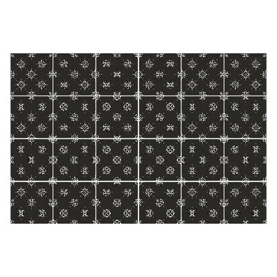 Nálepka na dlaždice Geometrické tvary v mřížce