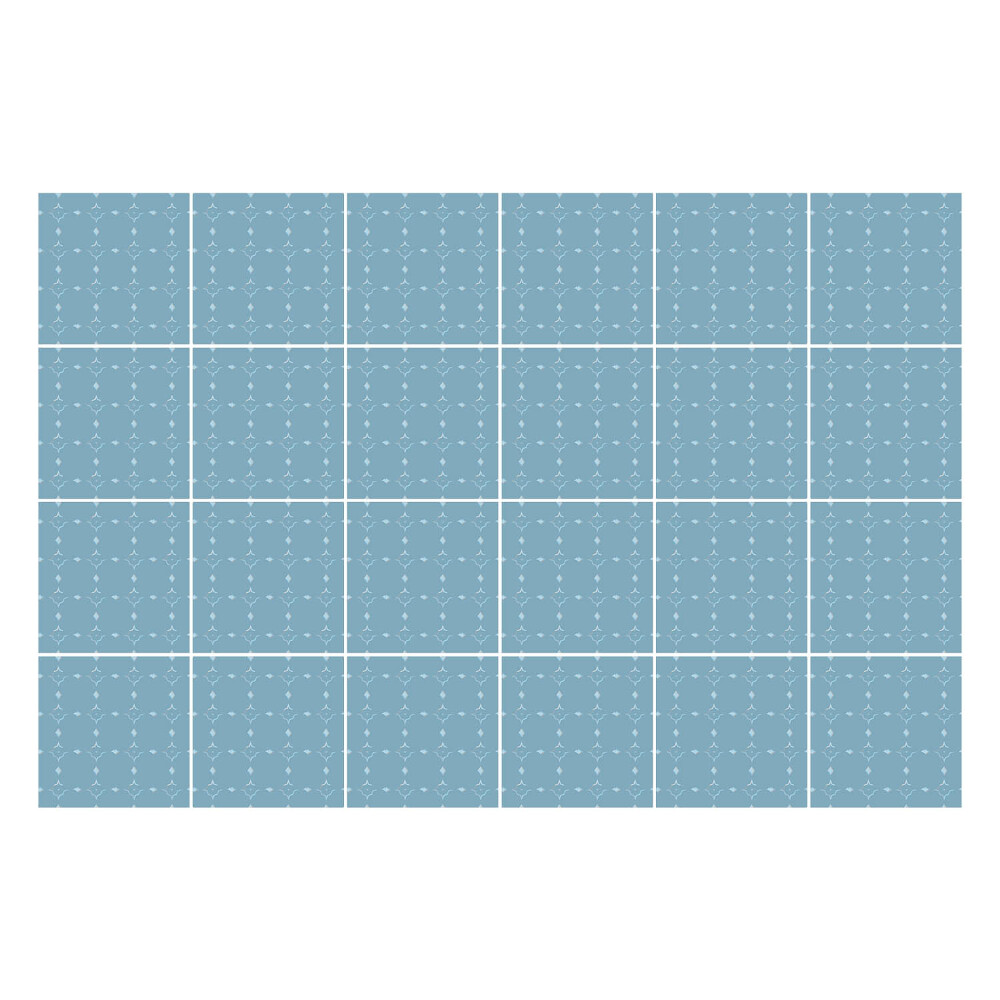 Samolepka na dlaždice Jemný geometrický motiv