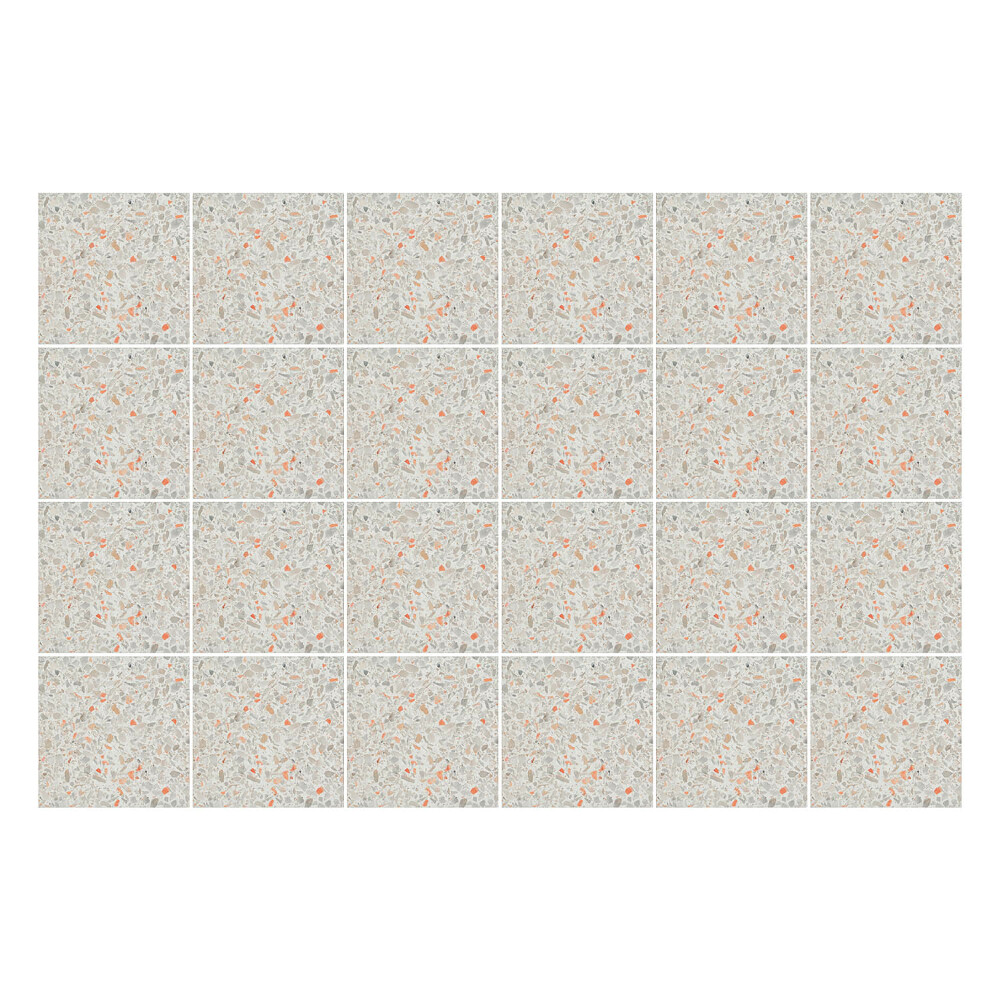 Nálepka na dlaždice Květinový motiv s listy