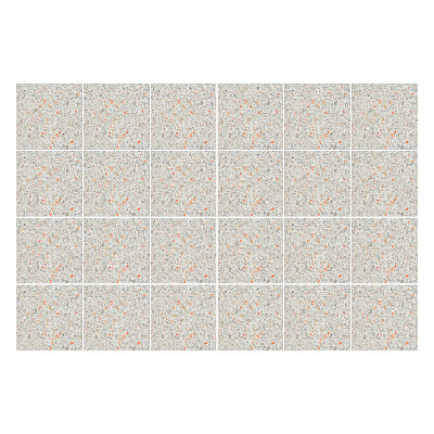 Nálepka na dlaždice Květinový motiv s listy