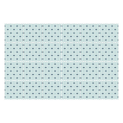 Nálepka na dlaždice Vlny s kruhy