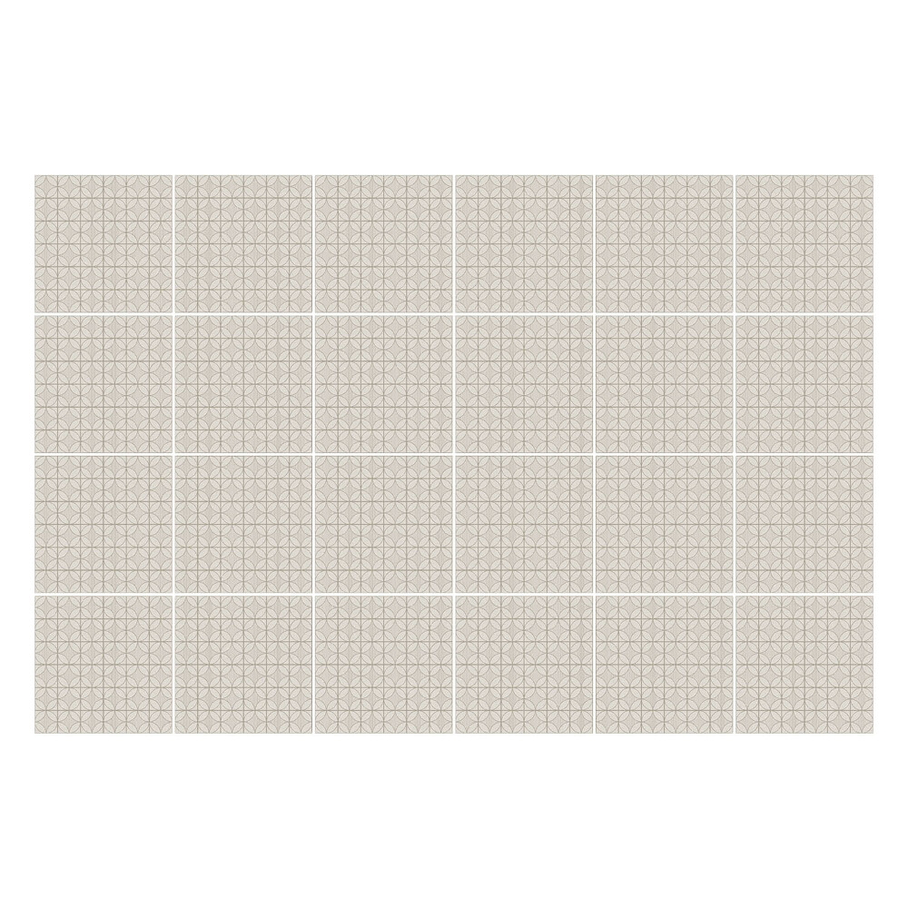 Nálepka na dlaždice Geometrie v jemných tvarech