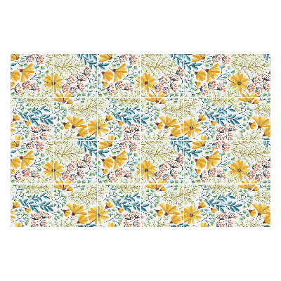 Samolepka na dlaždice Květinový rostlinný motiv