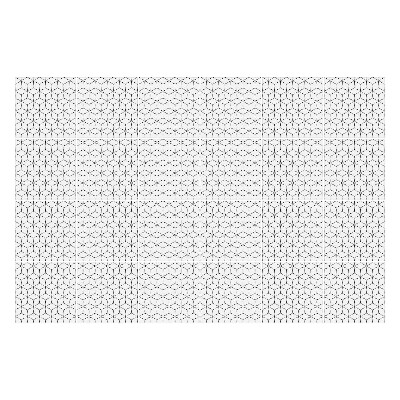 Samolepka na dlaždice Řada šestiúhelníků v mřížce