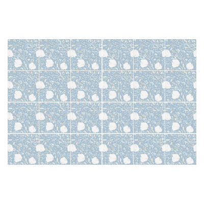 Samolepka na dlaždice Květinový motiv na pozadí