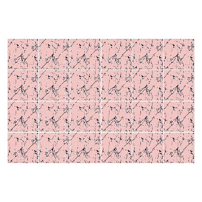 Nálepka na dlaždice Abstraktní čáry a tečky