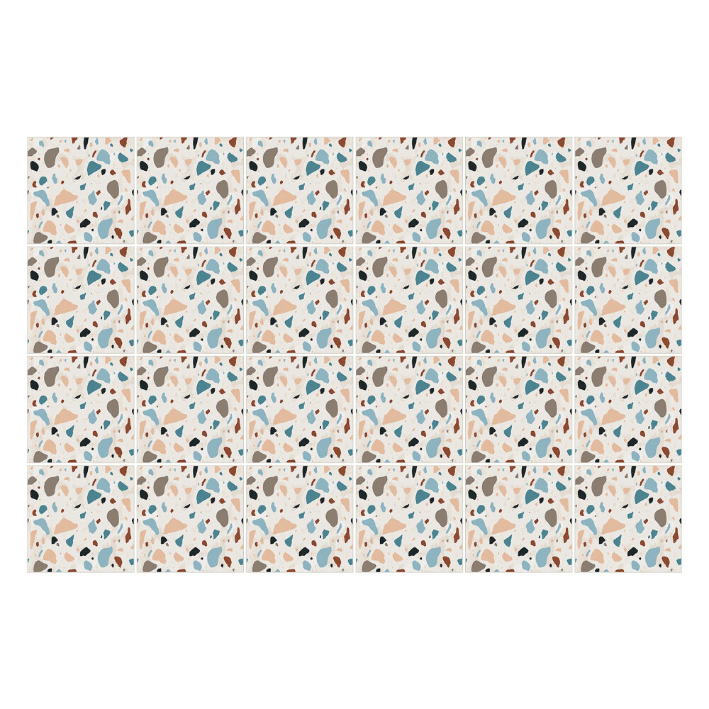 Nálepka na dlaždice Abstraktní tvary a skvrny