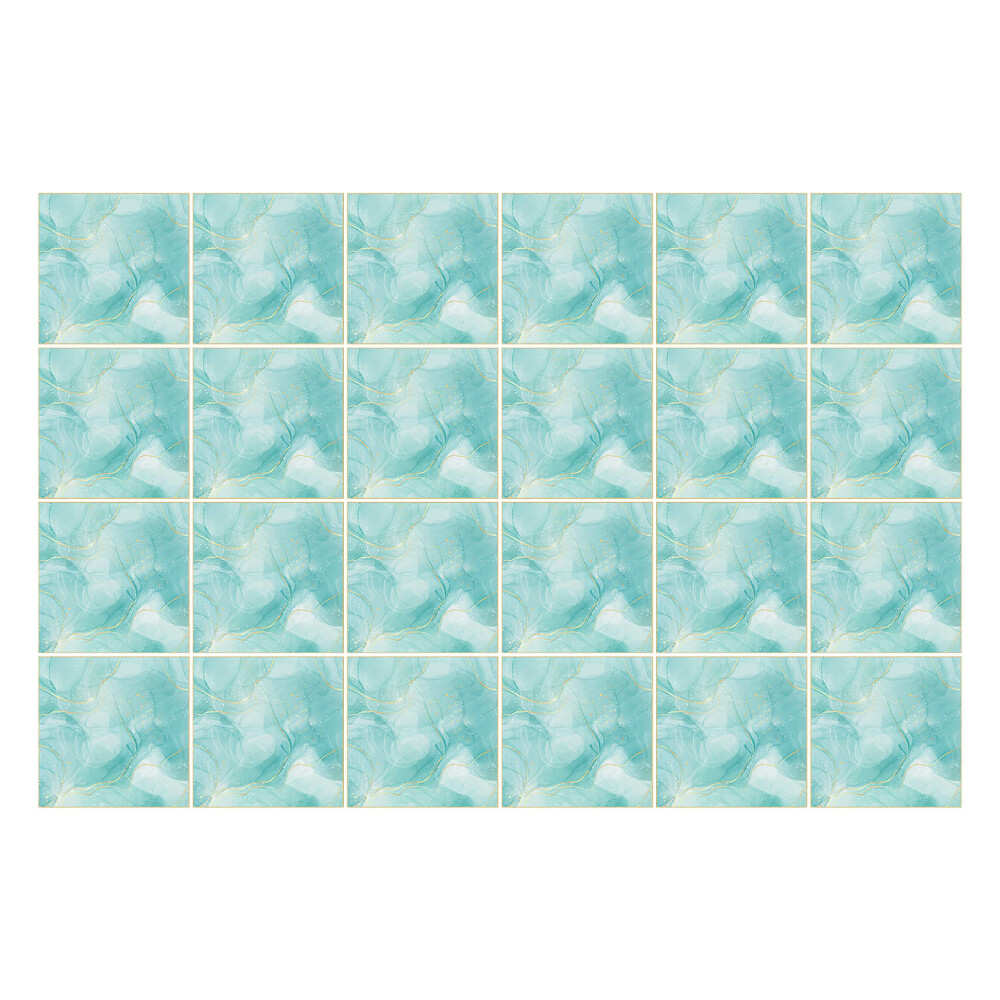 Nálepka na dlaždice Jemné vlny a linie