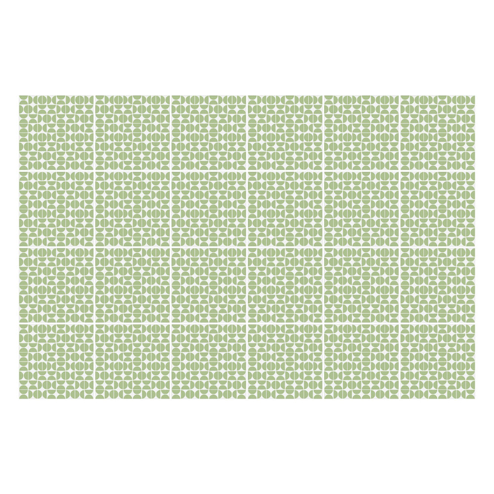 Samolepka na dlaždice Oválná geometrie v mřížce