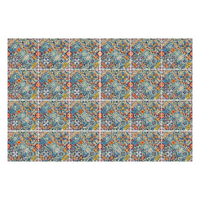 Samolepka na dlaždice Barevné orientální dlaždice