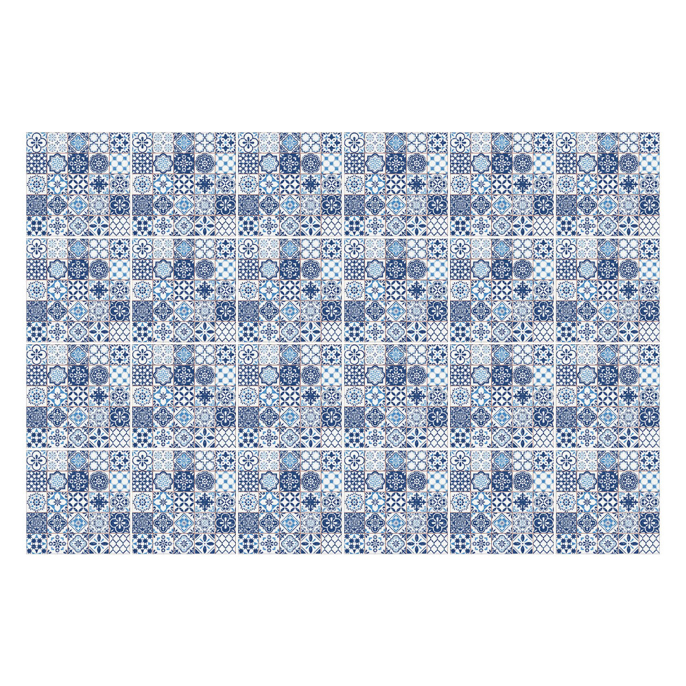 Samolepka na dlaždice Modré dlaždice