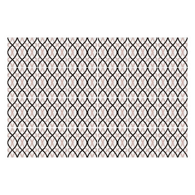 Nálepka na dlaždice Propletené oválné tvary