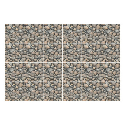 Nálepka na dlaždice Přírodní kameny v aranžmá