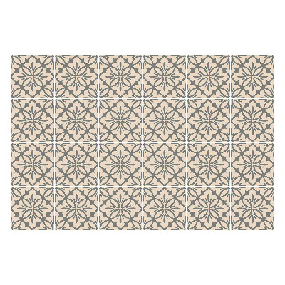 Nálepka na dlaždice Květinové ornamenty v síťovině