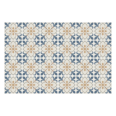 Samolepka na dlaždice Květinový motiv v síťovině