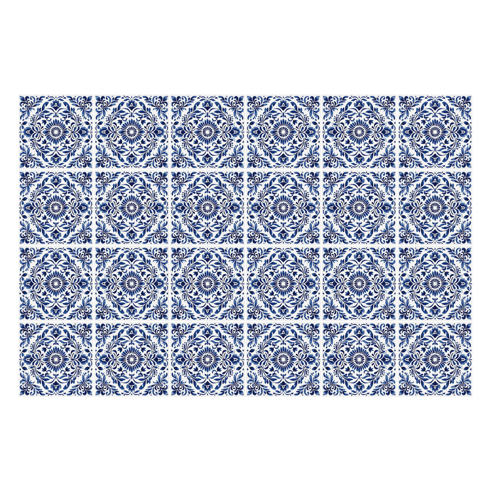 Nálepka na dlaždice Bohatě zdobené dlaždice