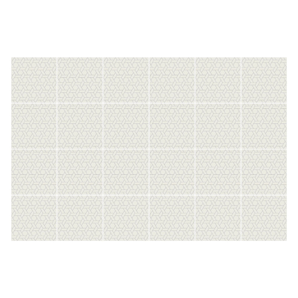 Samolepka na dlaždice Zkroucené šestiúhelníky