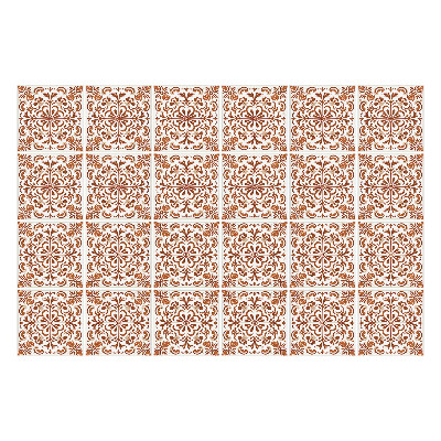 Nálepka na dlaždice Elegantní ozdoby ve čtvercích