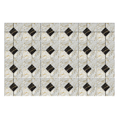 Nálepka na dlaždice Geometrické dlaždice v uspořádání