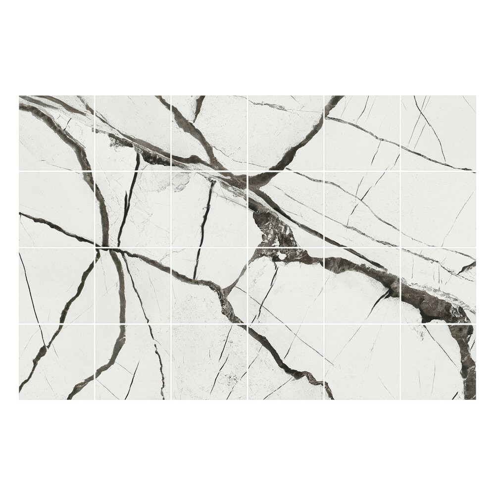 Nálepka na dlaždice Krystalizované mramorové žíly