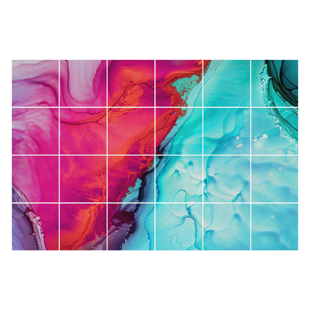 Nálepka na dlaždice Míchání barev