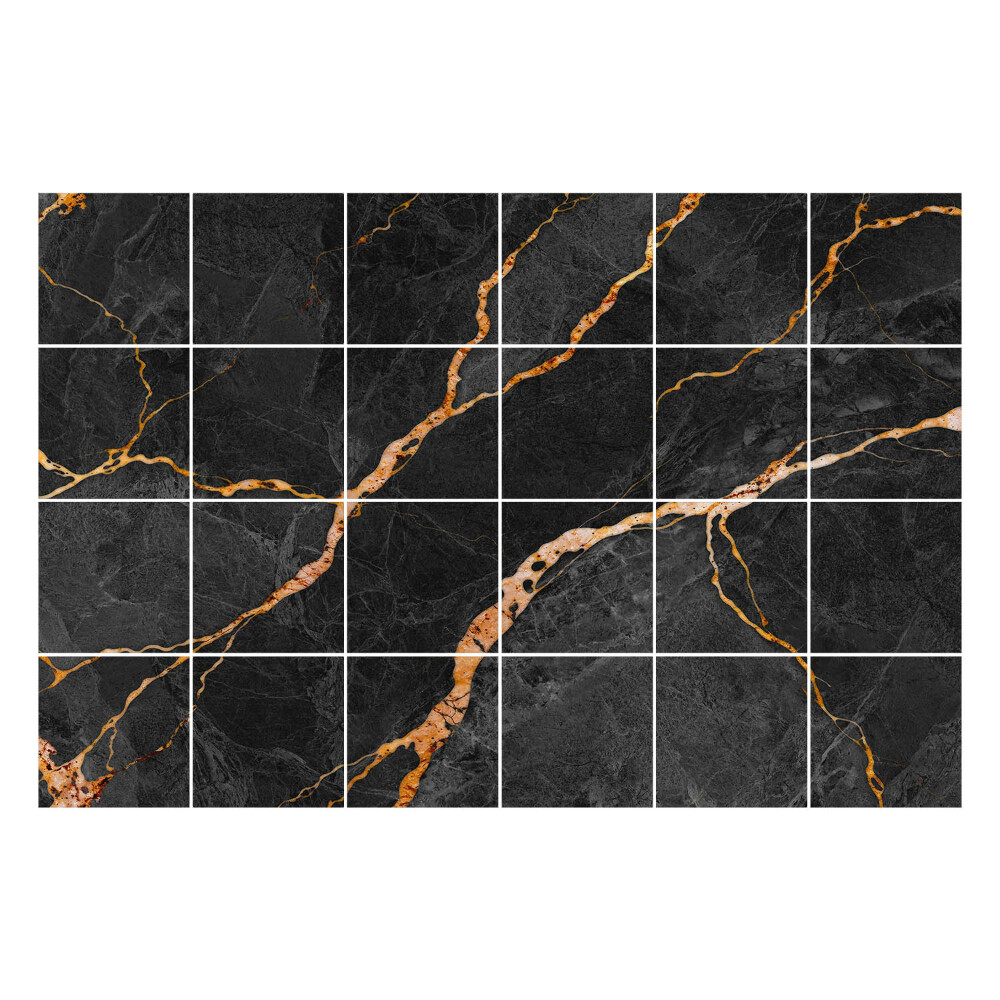 Nálepka na dlaždice Mramorové žíly v kameni