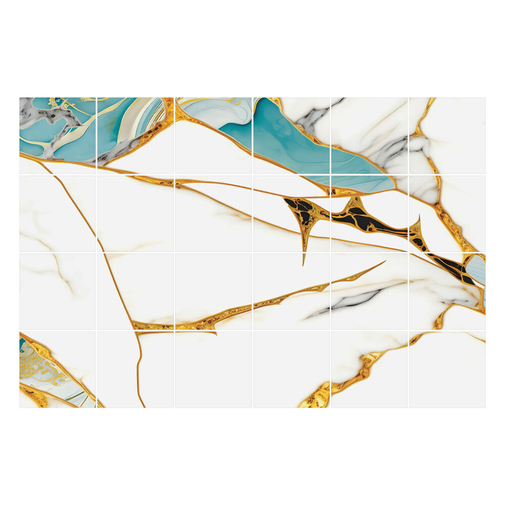 Nálepka na dlaždice Elegantní mramorové žilkování