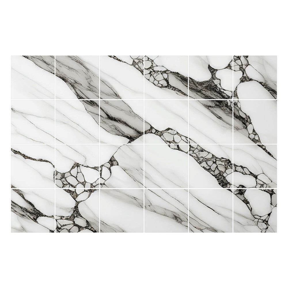 Nálepka na dlaždice Elegantní mramor s žilkami