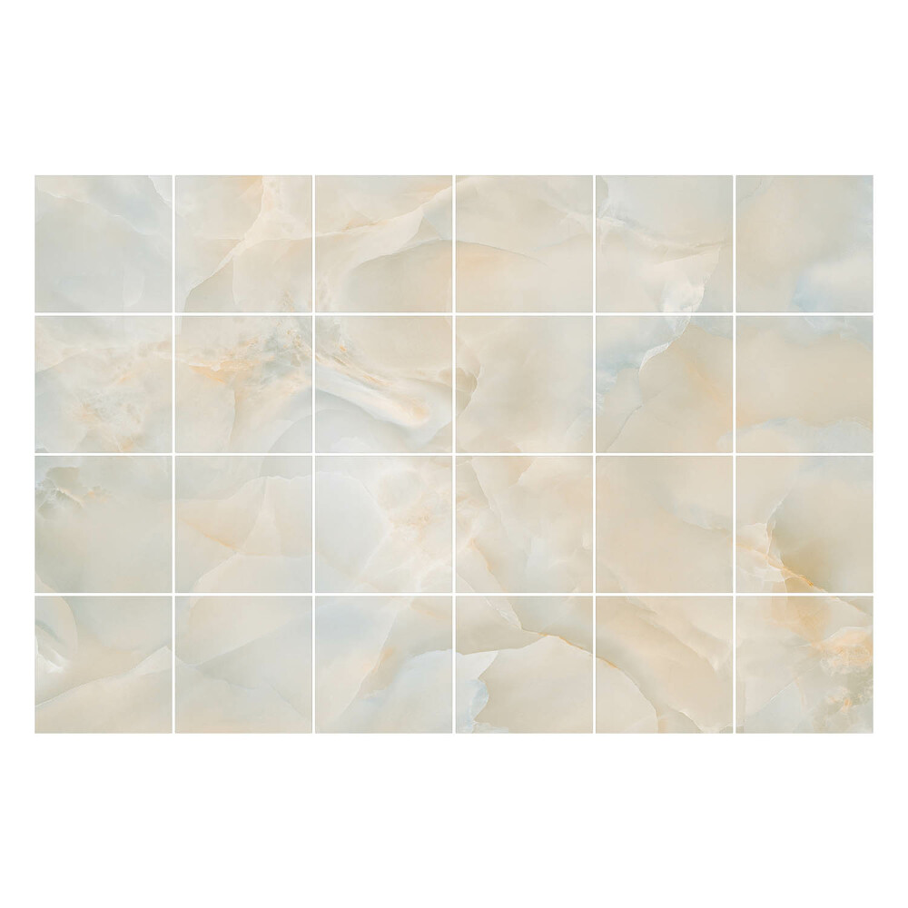 Nálepka na dlaždice Jemné, organické skvrny