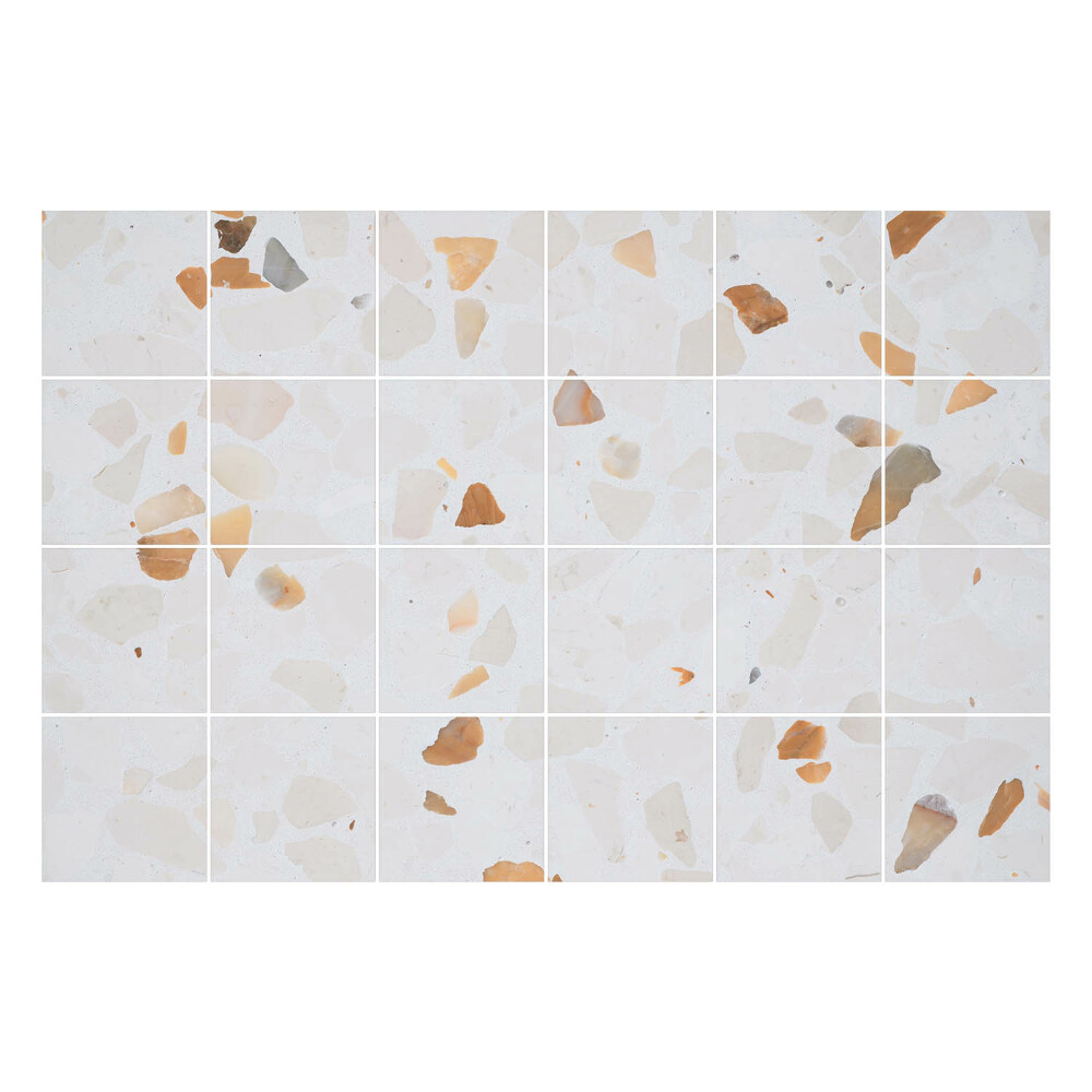 Nálepka na dlaždice Drcené kameny v omítce