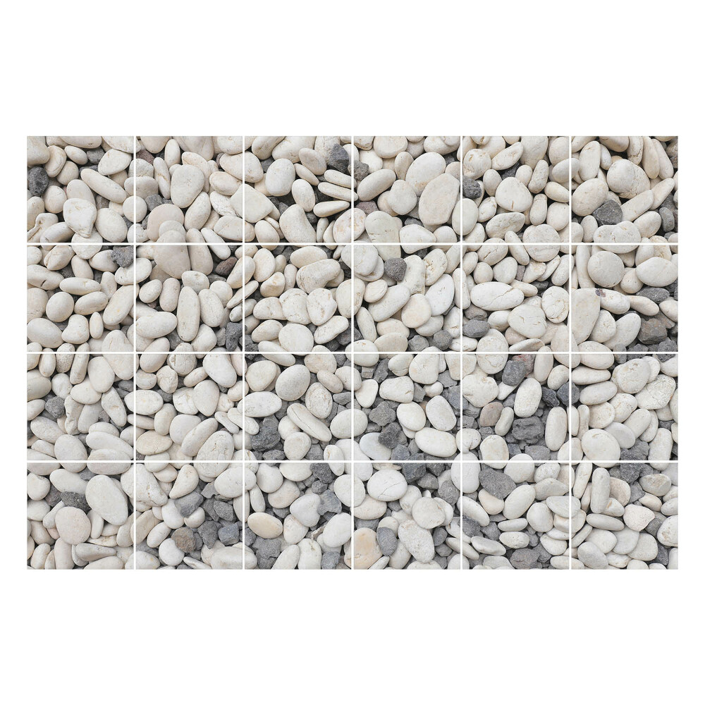 Samolepka na dlaždice Kameny v různých tvarech