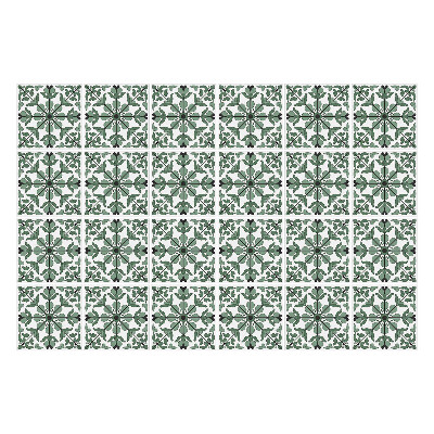 Samolepka na dlaždice Květinové ornamenty v síťovině