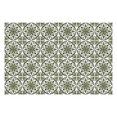 Samolepka na dlaždice Květinový motiv v síťovině