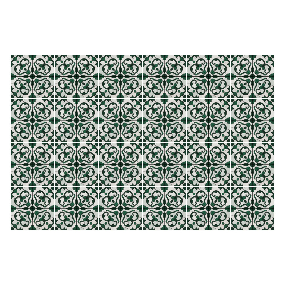 Nálepka na dlaždice Květinový motiv v pozadí