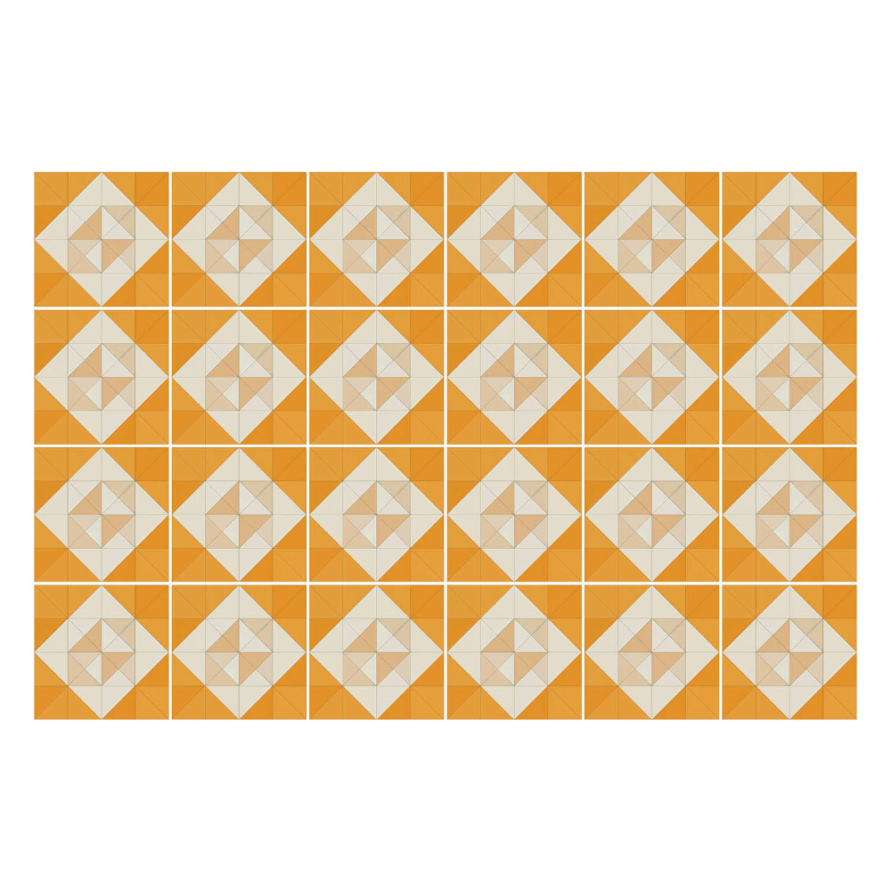 Nálepka na dlaždice Aranžmá z diamantů a kosočtverců