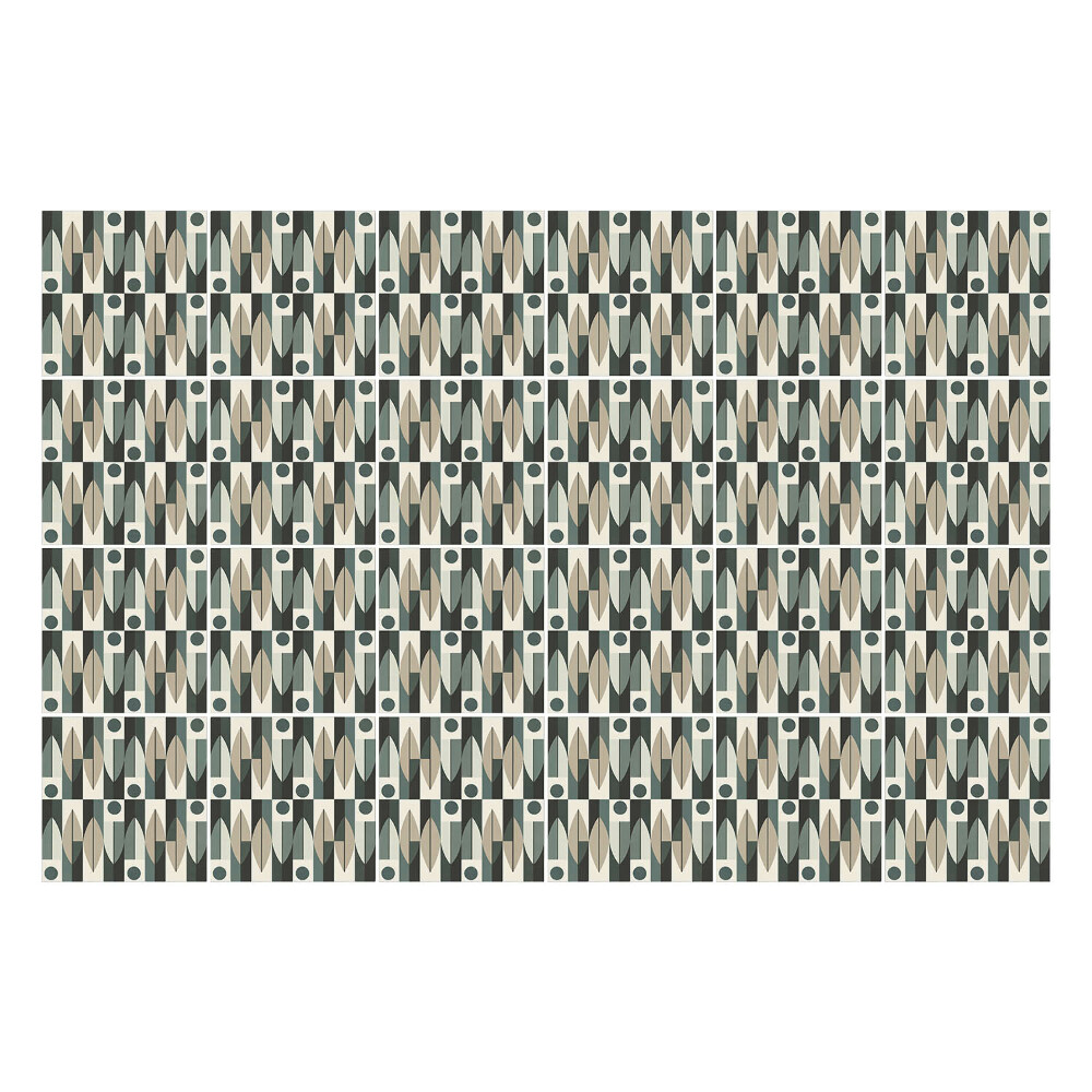 Nálepka na dlaždice Abstraktní geometrické tvary