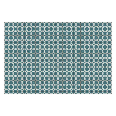 Nálepka na dlaždice Květinový motiv v síťovině