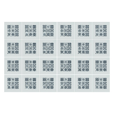 Nálepka na dlaždice Květinové motivy v síťovině