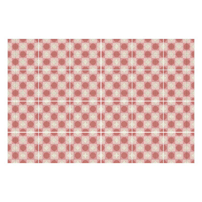 Nálepka na dlaždice Geometrické tvary v mřížce