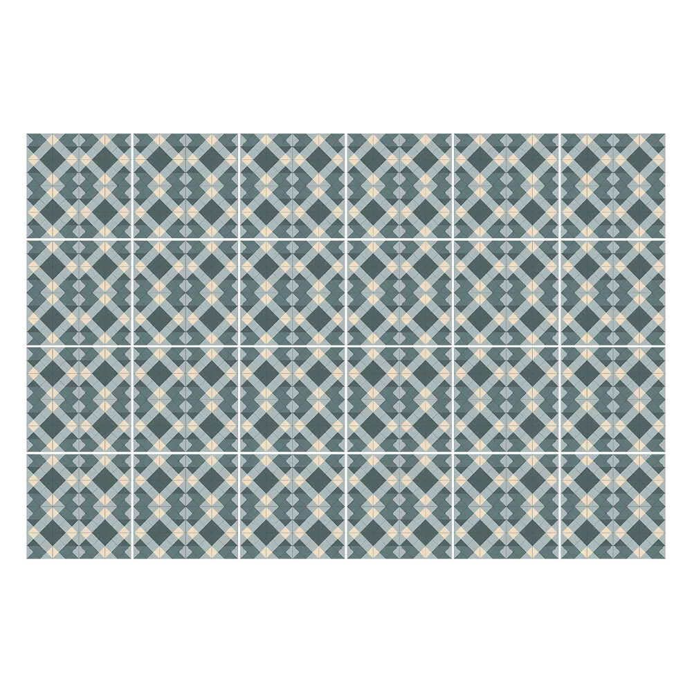 Nálepka na dlaždice Geometrické obrazce v mřížce