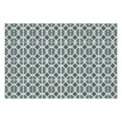 Nálepka na dlaždice Geometrické obrazce v mřížce