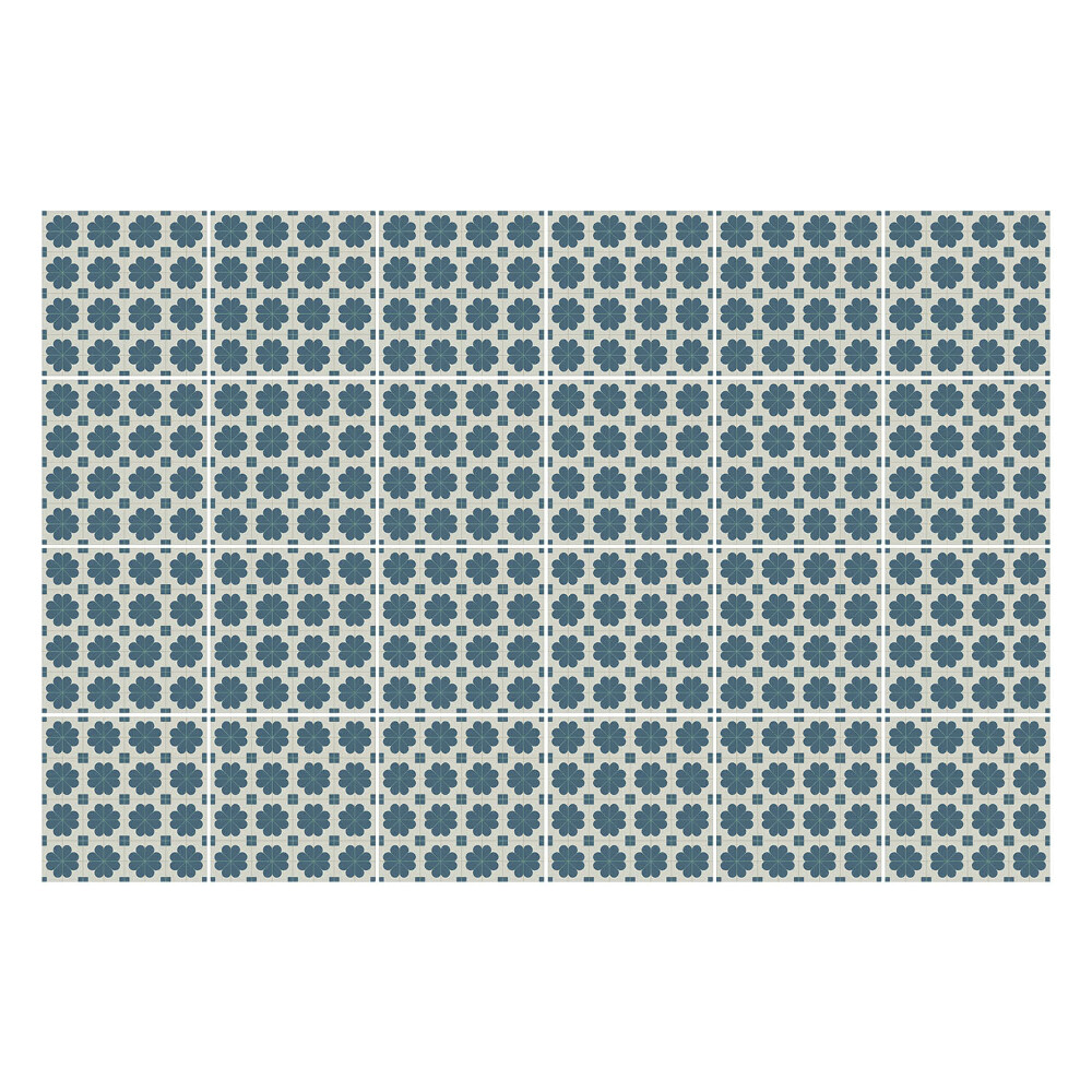 Nálepka na dlaždice Květinové motivy v síťovině